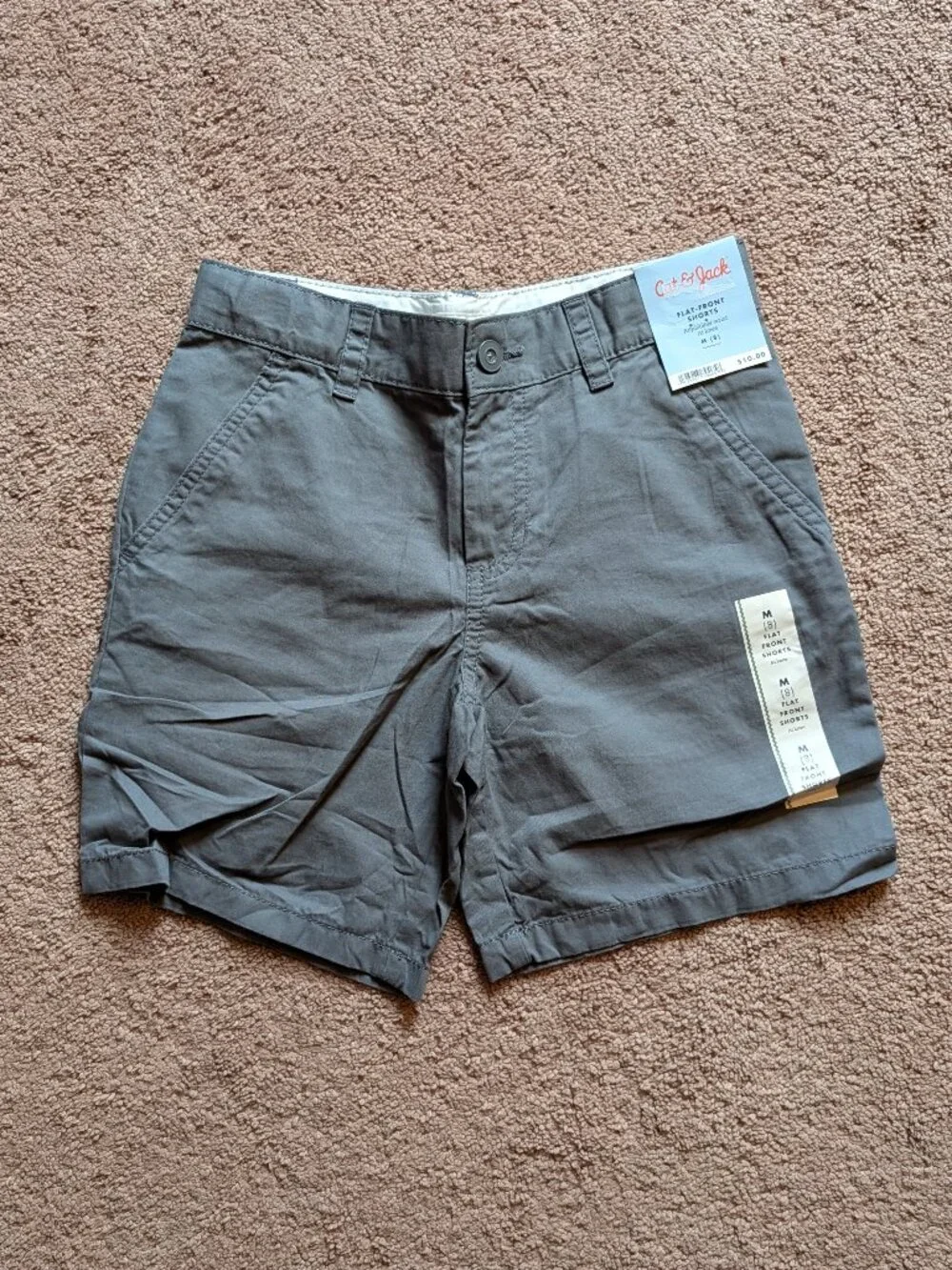 Cat & Jack Shorts Boys Size 8 Medium Blue Brown Grey - Picture 8 of 9